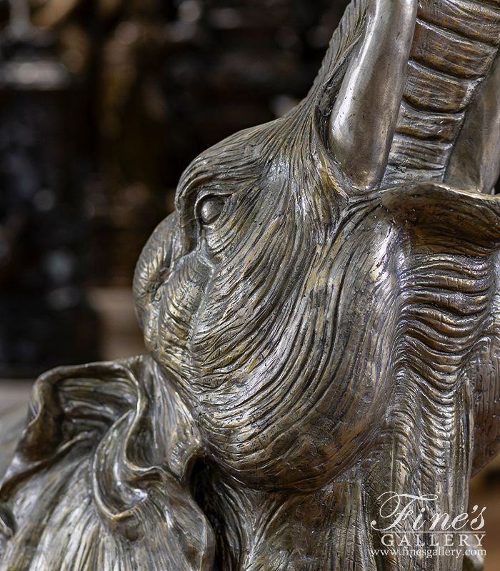 Bronze Statues  - Enchanted Bronze Elephant Statue - BS-1560